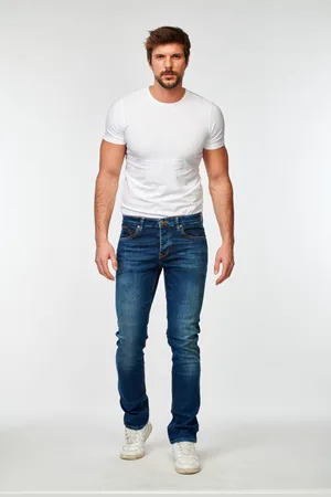Cross Jeans Pánské džíny Dylan modré