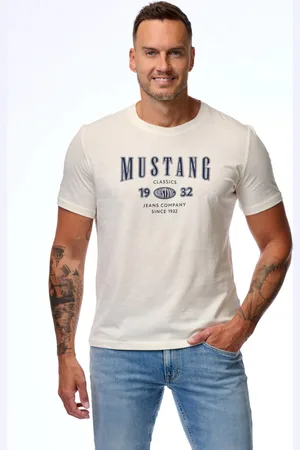 Mustang Pánské tričko k.r. bílé-L
