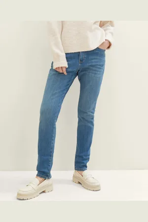 TOM TAILOR Dámské džíny Tapered-Relaxed modré
