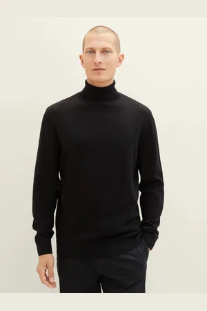 TOM TAILOR Pánský svetr černý-XL