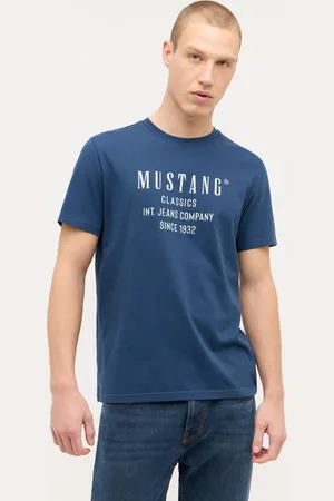 Mustang Pánské tričko k.r. modré-L