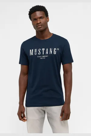 Mustang Pánské tričko k.r. modré-3XL