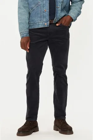 Wrangler Pánské manšestrové kalhoty Greensboro modré-33/34