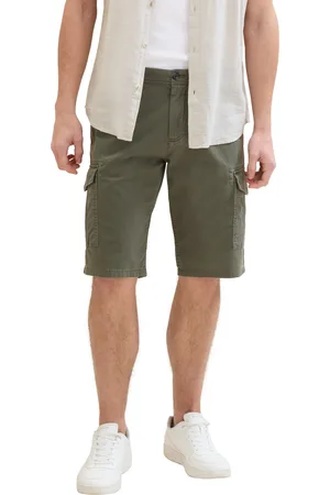 TOM TAILOR Pánské kraťasy zelené-31