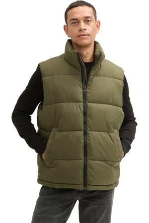 TOM TAILOR Pánská vesta zelená