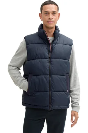 TOM TAILOR Pánská vesta modrá