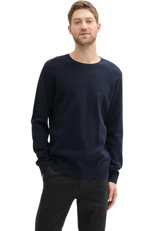 TOM TAILOR Pánský svetr modrý-XL