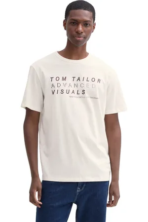 TOM TAILOR Pánské tričko bílé