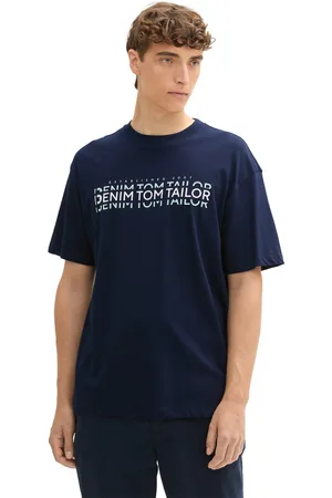 TOM TAILOR Pánské tričko k.r. modré-L