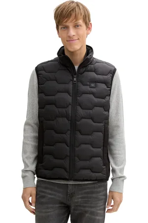 TOM TAILOR Pánská vesta¨ černá-XL