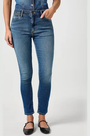 Wrangler Dámské džíny Sienna Klasicky modré-seprané-33/34
