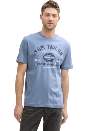 TOM TAILOR Pánské tričko modré