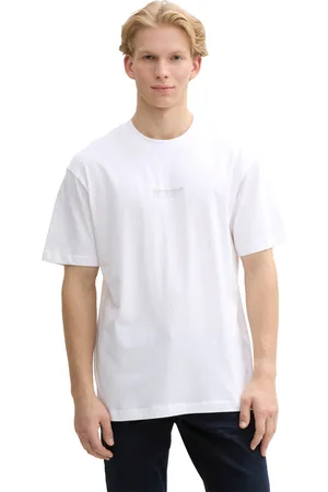 TOM TAILOR Pánské tričko bílé