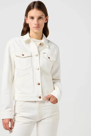 Wrangler Dámská džínová bunda Heritage Jacket bílá-L