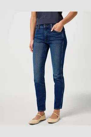 Wrangler Dámské džíny Piper tmavě modré-seprané-26/30