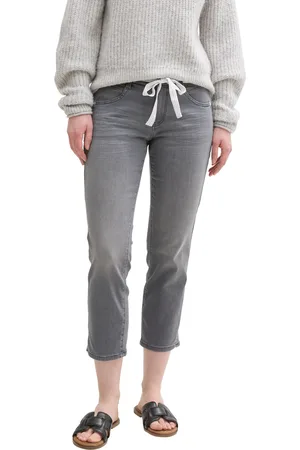 TOM TAILOR Dámské jeans Alexa Cropped šedé