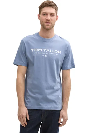TOM TAILOR Pánské tričko k.r. modré
