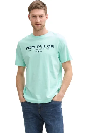 TOM TAILOR Pánské tričko k.r. zelené