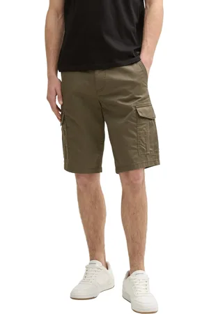 TOM TAILOR Pánské kraťasy zelené