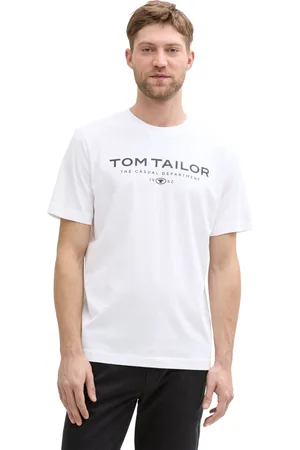 TOM TAILOR Pánské tričko bílé