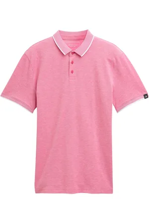 TOM TAILOR Pánské polo tričko růžové