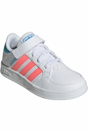 adidas Dětská rekreační obuv Breaknet EL C footwear acid red sky rush