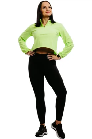 ANTA Dámská běžecká mikina s 1 2 zipem Knit Track Top-862225702-1-SS22_Q2-Fluorescent