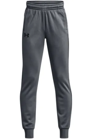 Under Armour Chlapecké zateplené tepláky UA Armour Fleece Joggers-GRY