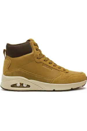 Skechers Pánské kotníkové zimní boty Uno Mid Sneaker wheat