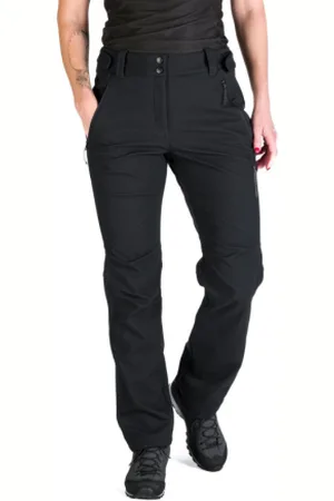 Northfinder Dámské turistické softshellové kalhoty JAYNE-269black