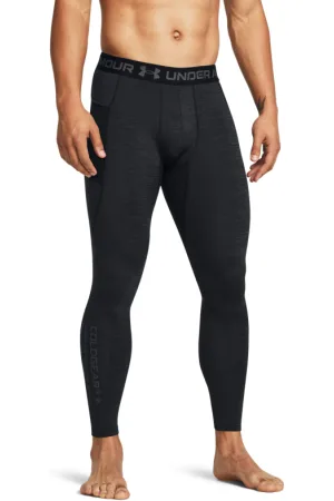 Under Armour Pánské zateplené legíny UA CG Armour Twist Lgs-BLK