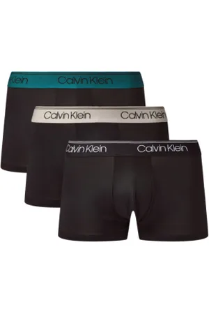 Calvin Klein Pánské boxerky 3 PACK-LOW RISE TRUNK-B- , ASH, MEDITERRANEA WBS