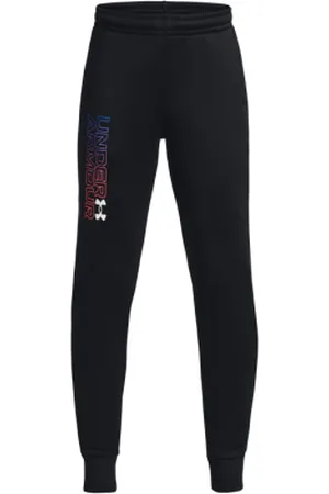 Under Armour Chlapecké zateplené tepláky UA Armour Fleece Graphic Jgr-BLK
