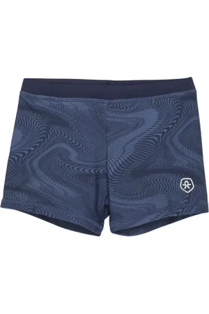 Color Kids Chlapecké plavky Swim Trunks, AOP, vintage indigo