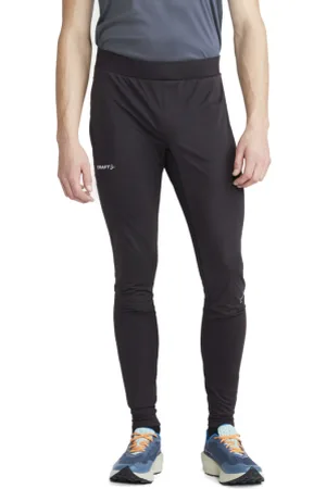 Craft Pánské běžecké zateplené legíny ADV ESSENCE WARM WIND TIGHTS 2 M-992000-Slate