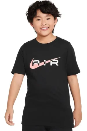 Nike Dívčí tričko s krátkým rukávem B NSW N AIR TEE-013 BLACK FOAM