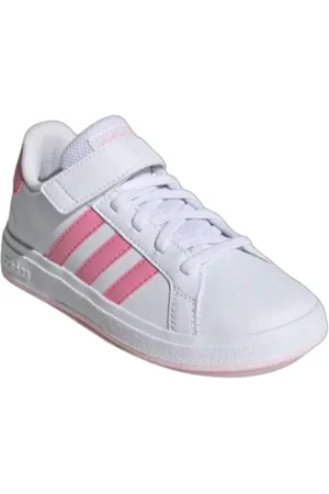 adidas Dívčí rekreační obuv Grand Court 2.0 K cloud white bliss clear