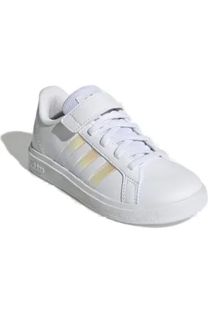 adidas Dívčí rekreační obuv GRAND COURT 2.0 EL FTWWHT IRIDES FTWWHT