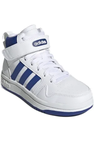 adidas Chlapecká rekreační obuv Postmove Mid cloud white royal cloud white