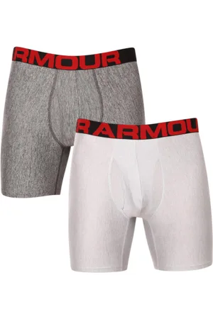 Under Armour Pánské boxerky UA Tech 6in 2 Pack-GRY