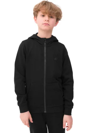4F Chlapecká mikina se zipem SWEATSHIRT-4FJWSS24TSWSM0926-20S-DEEP