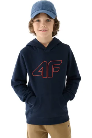 4F Chlapecká mikina s kapucí SWEATSHIRT-JWMM00TSWSM1292-31S