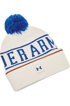 Under Armour Pánská zimní čepice M Halftime Pom Beanie-WHT 110