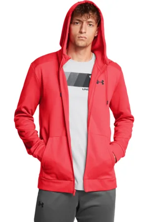 Under Armour Pánská zateplená tréninková mikina se zipem UA Armour Fleece FZ Hoodie