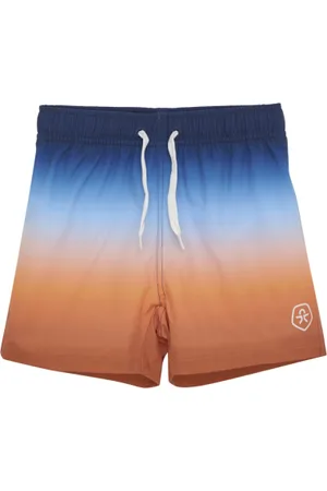 Color Kids Chlapecké plavky Swim Shorts, AOP, tangerine