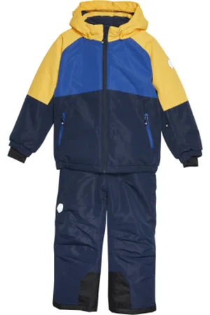 Color Kids Chlapecký set lyžařské bundy s kalhotami Ski Set - Colorblock, total eclipse