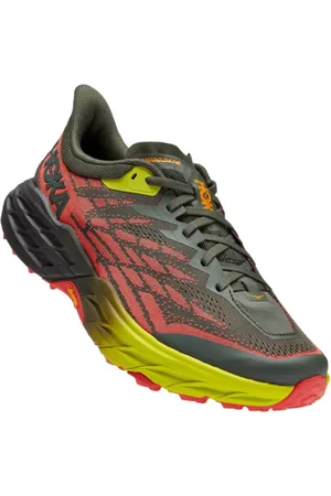 Hoka One One Pánská běžecká trailová obuv Speedgoat 5 thyme fiesta