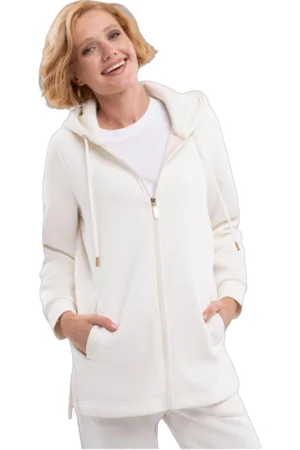 Volcano Dámská zateplená mikina se zipem B-FLOFI-101-CREAM