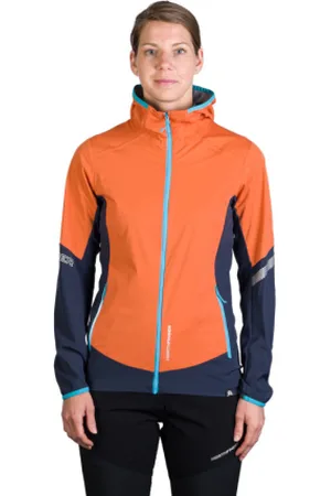 Northfinder Dámská turistická bunda DELORES-649-lightorangeblue