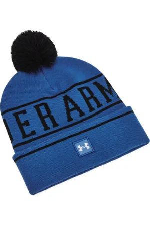 Under Armour Pánská zimní čepice M Halftime Pom Beanie-BLU